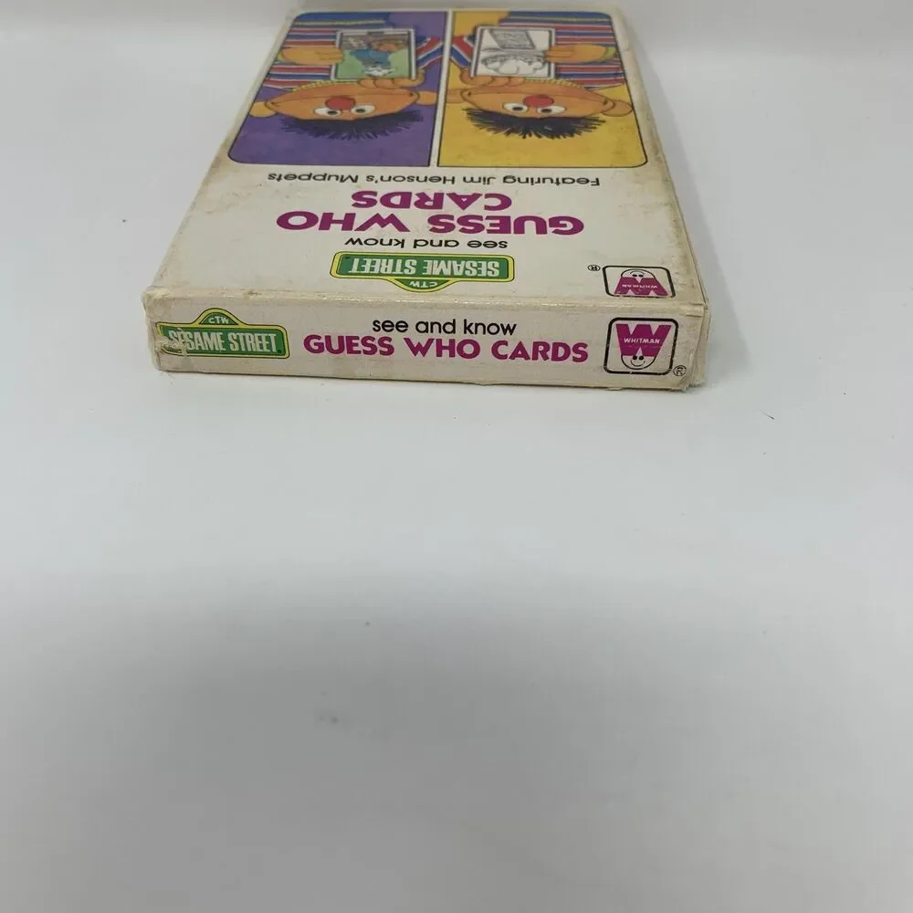 Vintage 1978 Sesame Street Guess Who Cards Whitman Muppets 30 Card Game Set